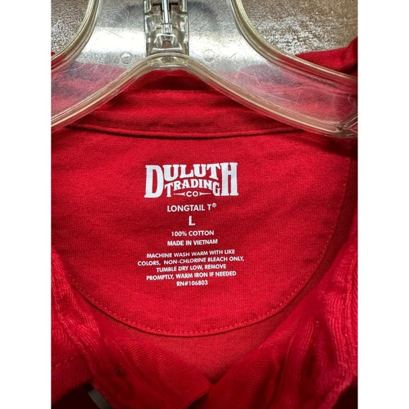 Duluth Trading Men's Longtail T Polo Size Large - Picture 2 of 3